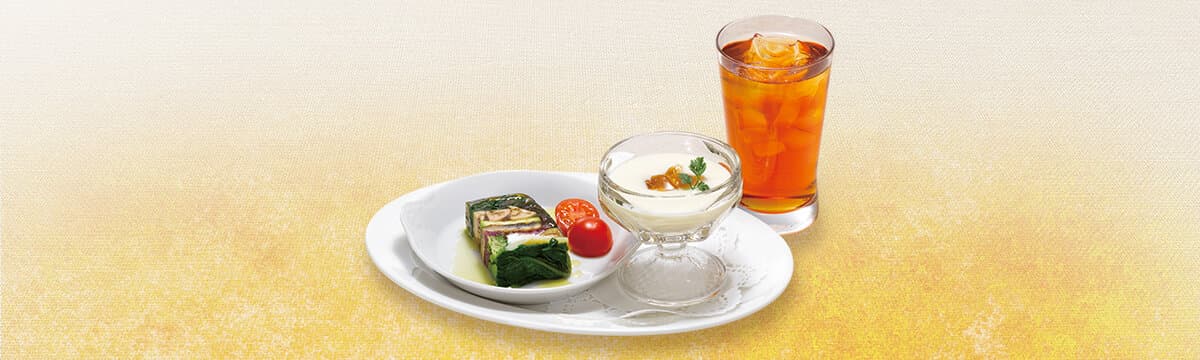 夏の冷たい前菜・ドリンクセット