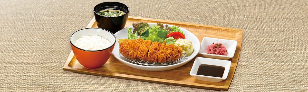 ロースかつ膳 特製かつソース ごはん・味噌汁・漬物付