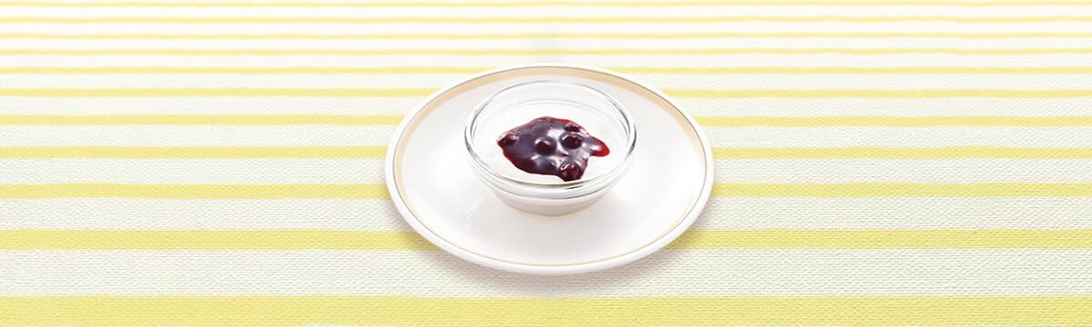 ちいさなブルーベリーヨーグルト