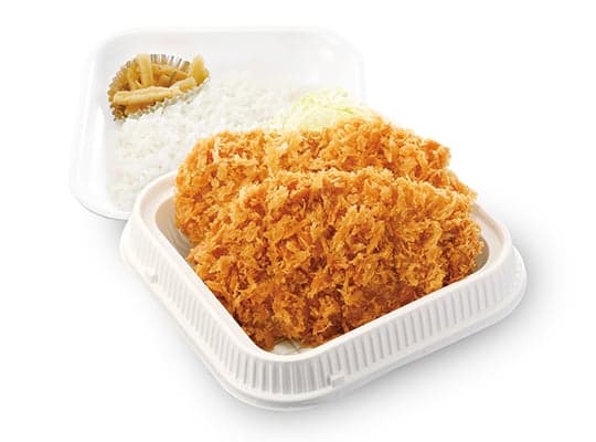 Bento double katsu d'échine de porc