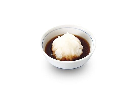 Radis râpé avec sauce ponzu