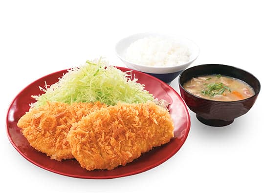 Menu double escalope de porc (Longe)