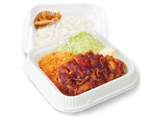 Bento de steak de porc & Tonkatsu d'échine de porc