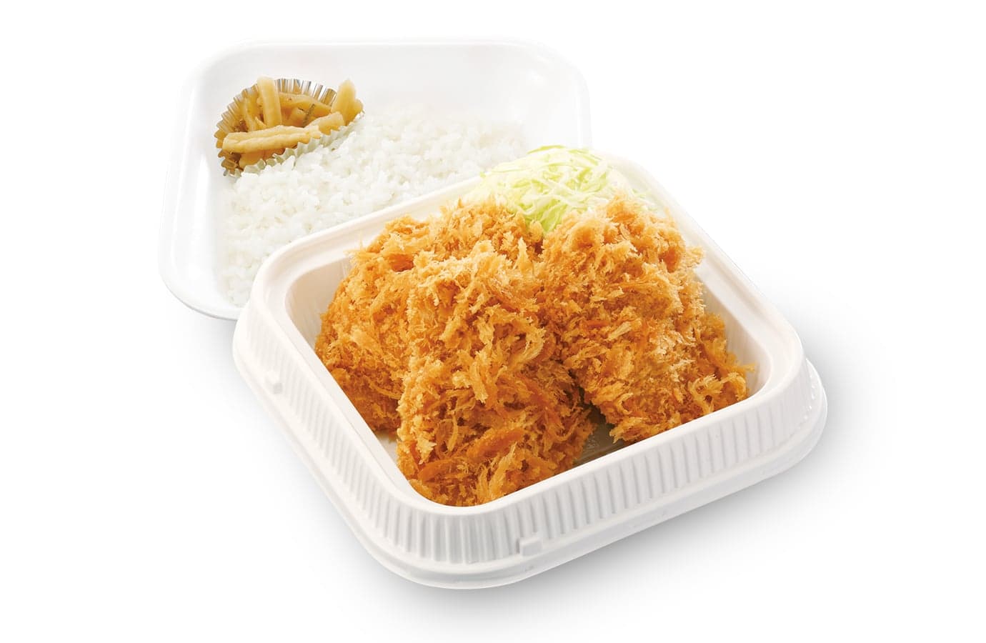 Bento katsu de filet de porc