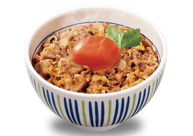 Rindfleisch-Sukiyaki-Schüssel mit weichgekochtem Ei