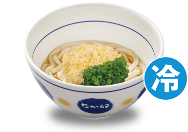 Gekühlte Haikara-Udon (mit Tempura-Flocken)