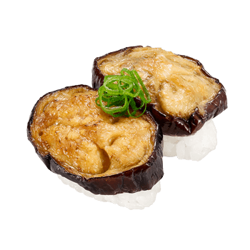 Deep-Fried Eggplant Nigiri