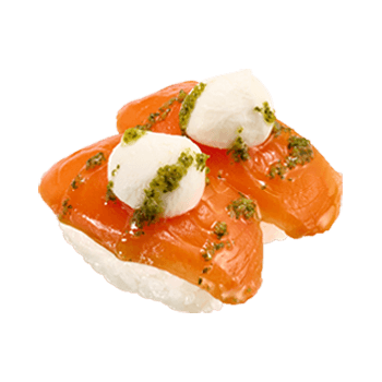 Salmon Basil Mozzarella