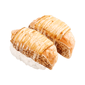 Seared Salmon with Cheese & Mayo