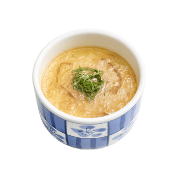 Chilled Savory Egg Custard with Plum & Grated Radish Glaze