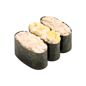 3-Piece Salad Sushi Assortment