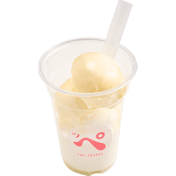 Drinking Vanilla Frappé