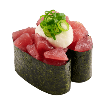 Tuna with Grated Yam Gunkan