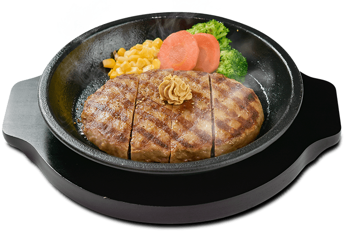 ワイルドハンバーグ 150g(オニオンソース付き)