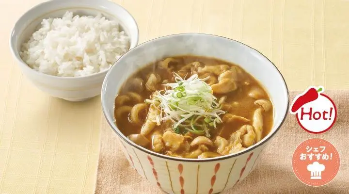 カレー南蛮うどん+ご飯
