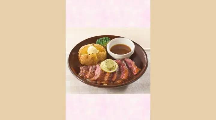 希少部位 みすじステーキ和風オニオンソース