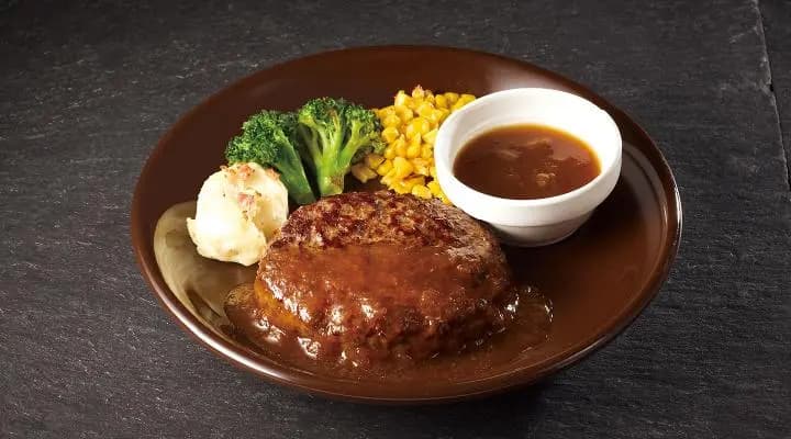 アンガスビーフ100%ステーキハンバーグ和風オニオンソース