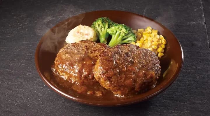 アンガスビーフ100%ステーキハンバーグダブル和風オニオンソース
