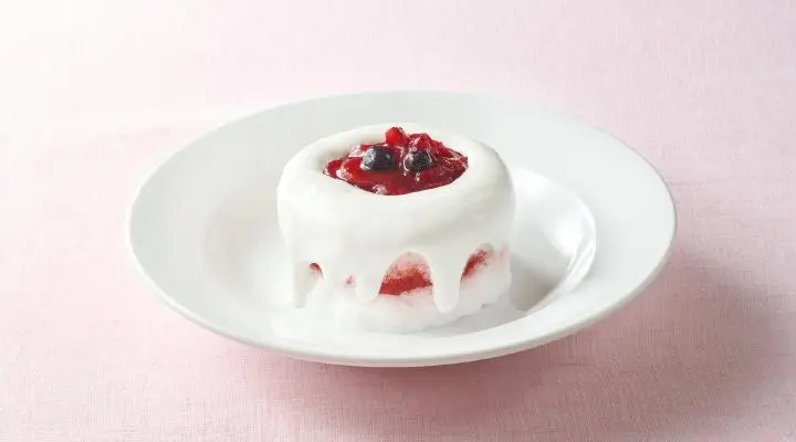 純氷ドルチェ”淡雪” (ミニサイズ)苺みるくのショートケーキ氷