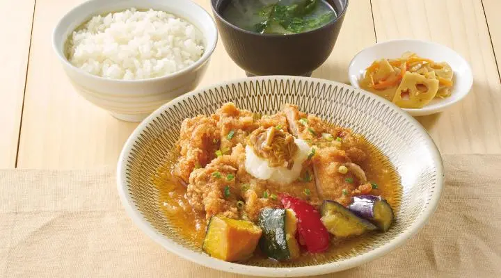 若鶏のみぞれ煮膳