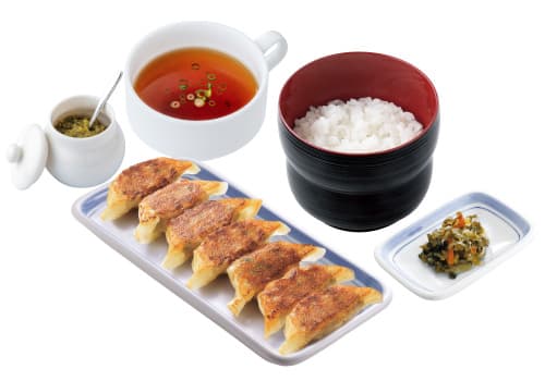 7-Piece Gyoza Set Meal (with Rice)