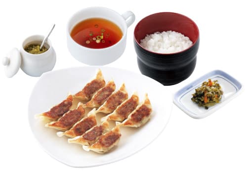 10-Piece Gyoza Set Meal (with Rice)
