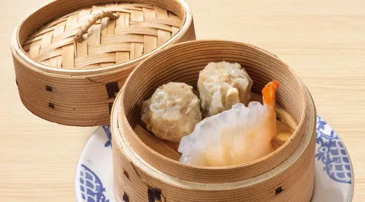 海老餃子と肉シュウマイ