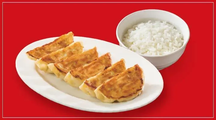 【背脂ラーメンフェアをご注文方限定】焼餃子6コ・ごはん