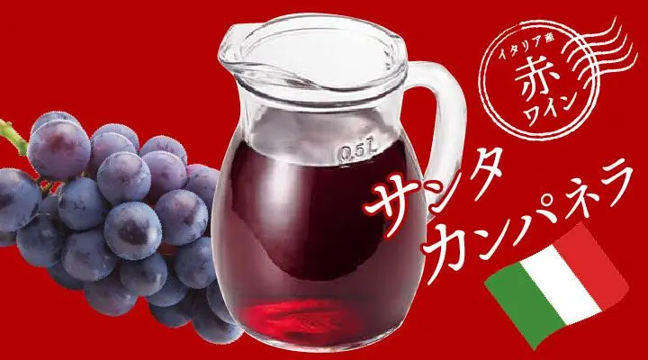 イタリア産赤ワイン(デキャンタ)
