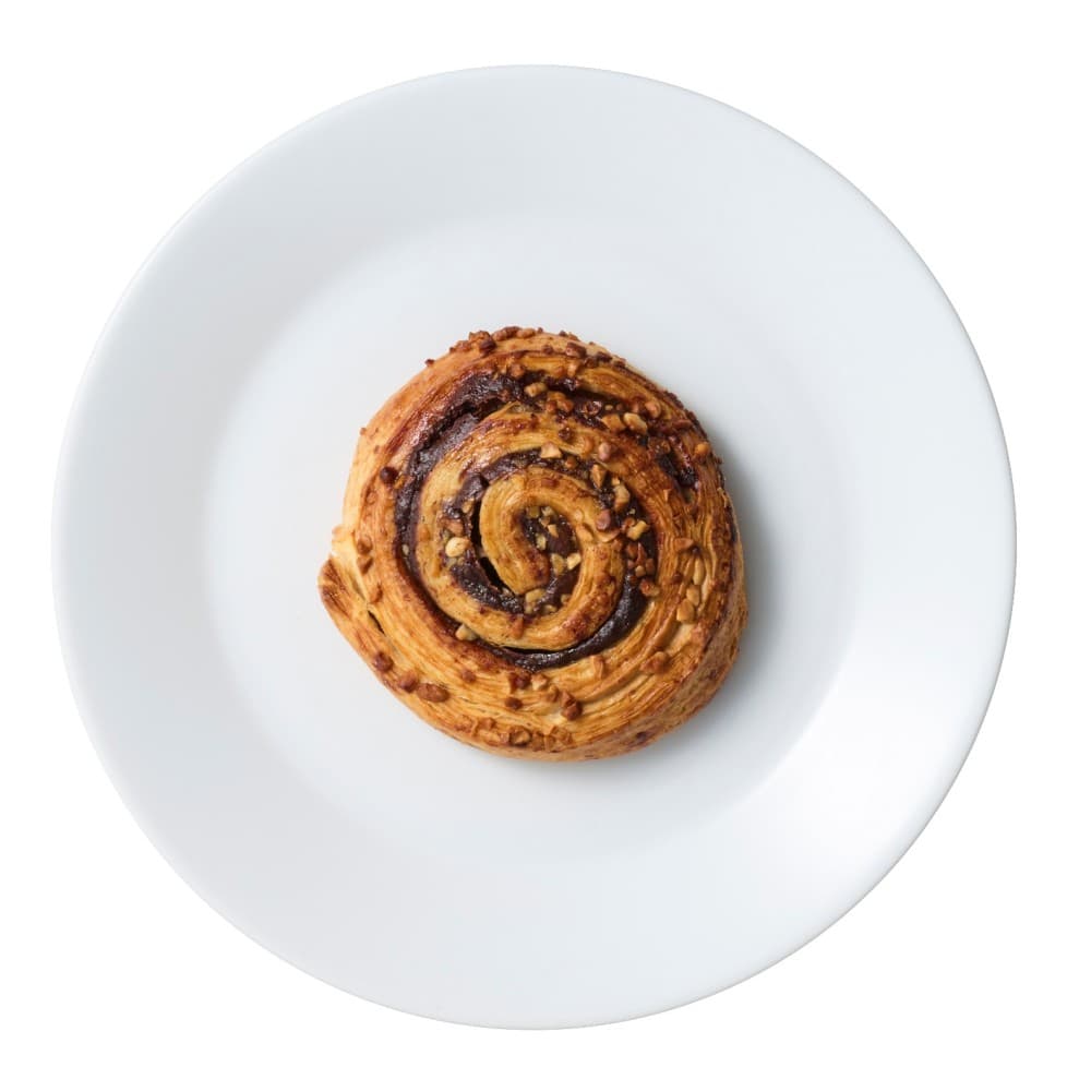 Espiral de chocolate y nueces