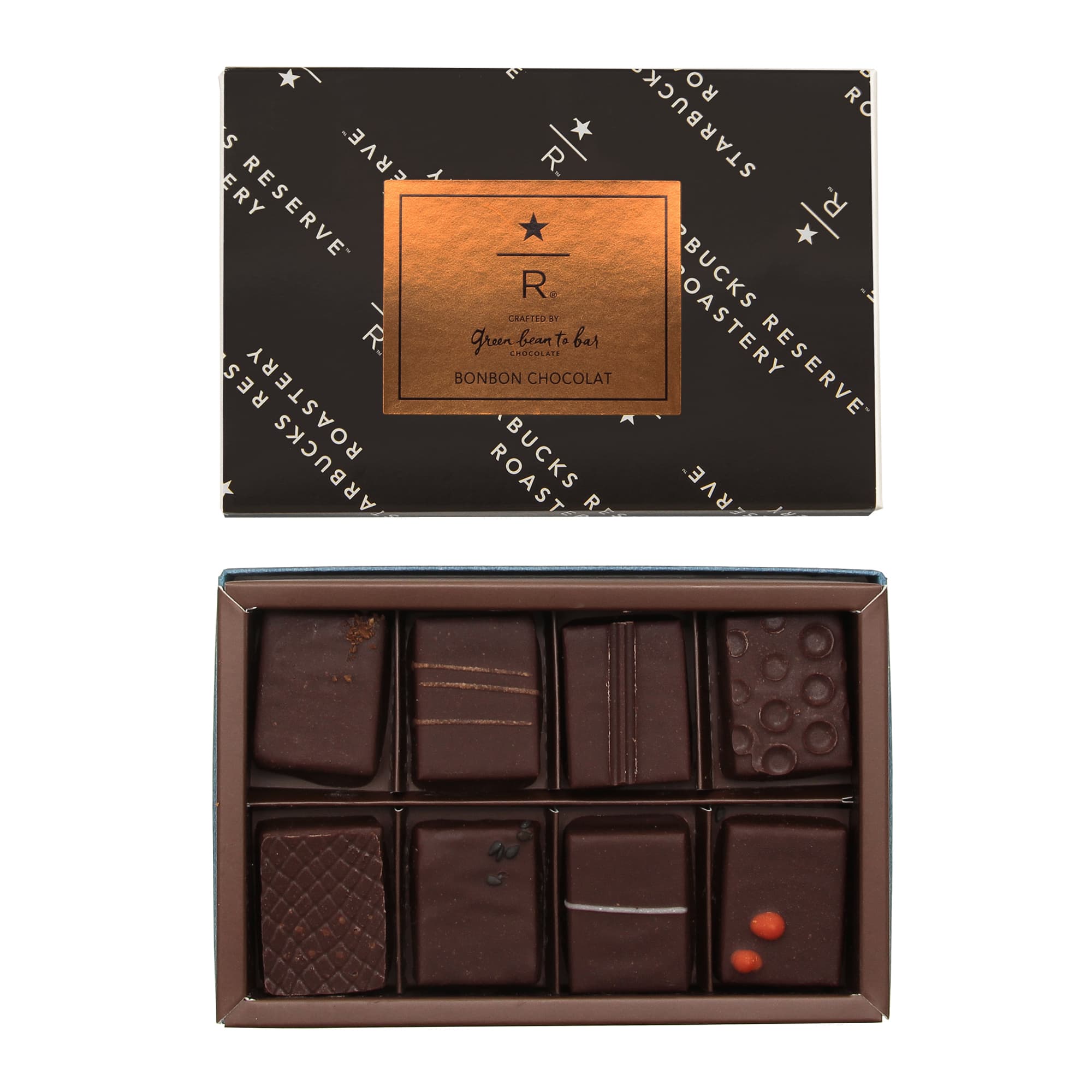 スターバックス リザーブ® ロースタリー green bean to bar CHOCOLATE ボンボンショコラ8pcs