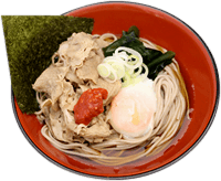 Chilled Meat Fuji Soba (Udon)