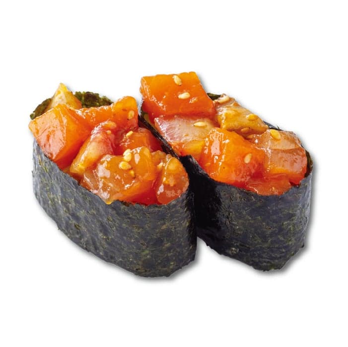 ซูชิเรือรบยำทะเลสไตล์เกาหลี