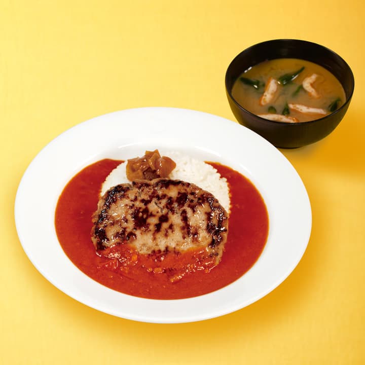 Neo-Tomaten-Curry mit Frikadelle