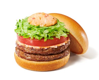 ダブルモス野菜バーガー