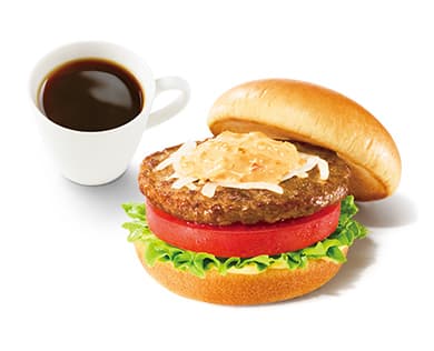 朝の野菜バーガー ~オーロラソース~