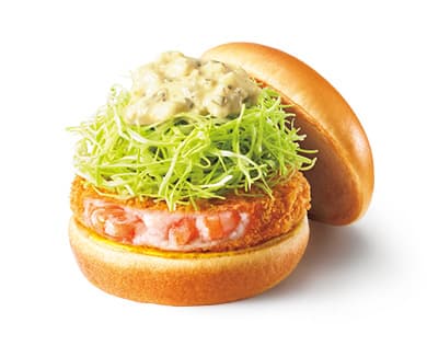 海老カツバーガー