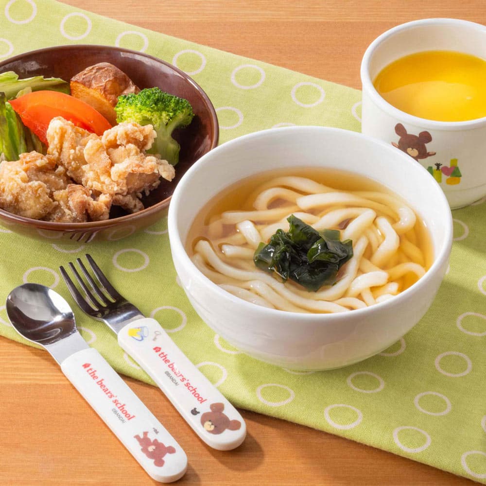Kids' Udon and Fried Chicken (Chicken Tatsuta-age)