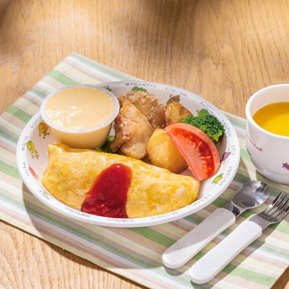 Kids' Omelet Rice Plate