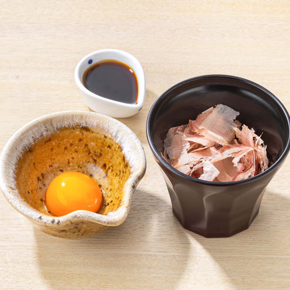 Ootoyabushi and Egg Yolk Rice Topping Set