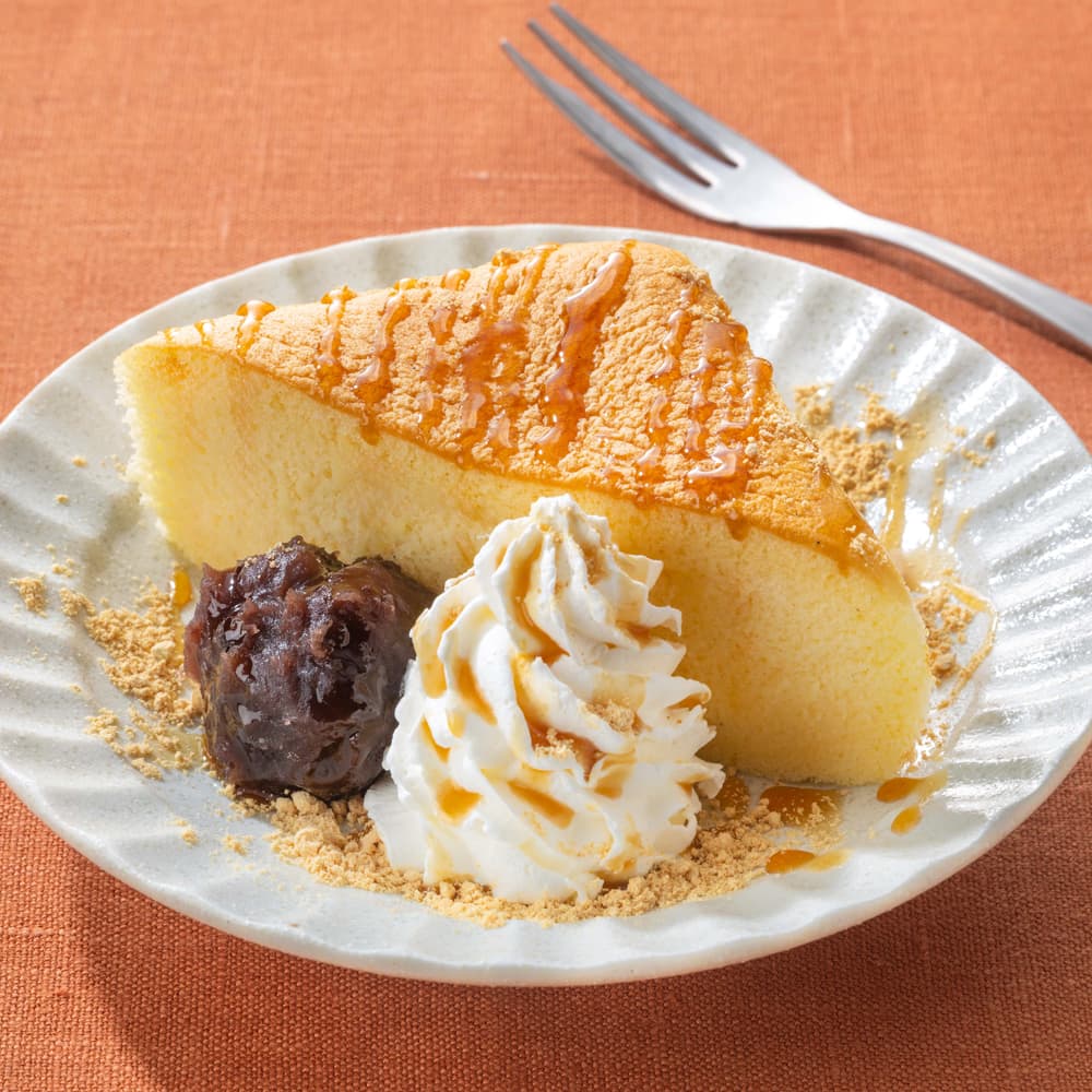 Fluffy Japanese Soufflé with Mitarashi Glaze