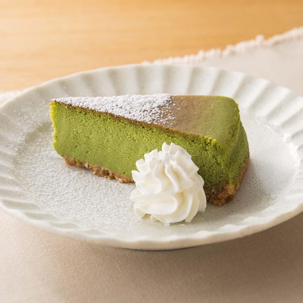 Uji Matcha Soy Milk Cheesecake