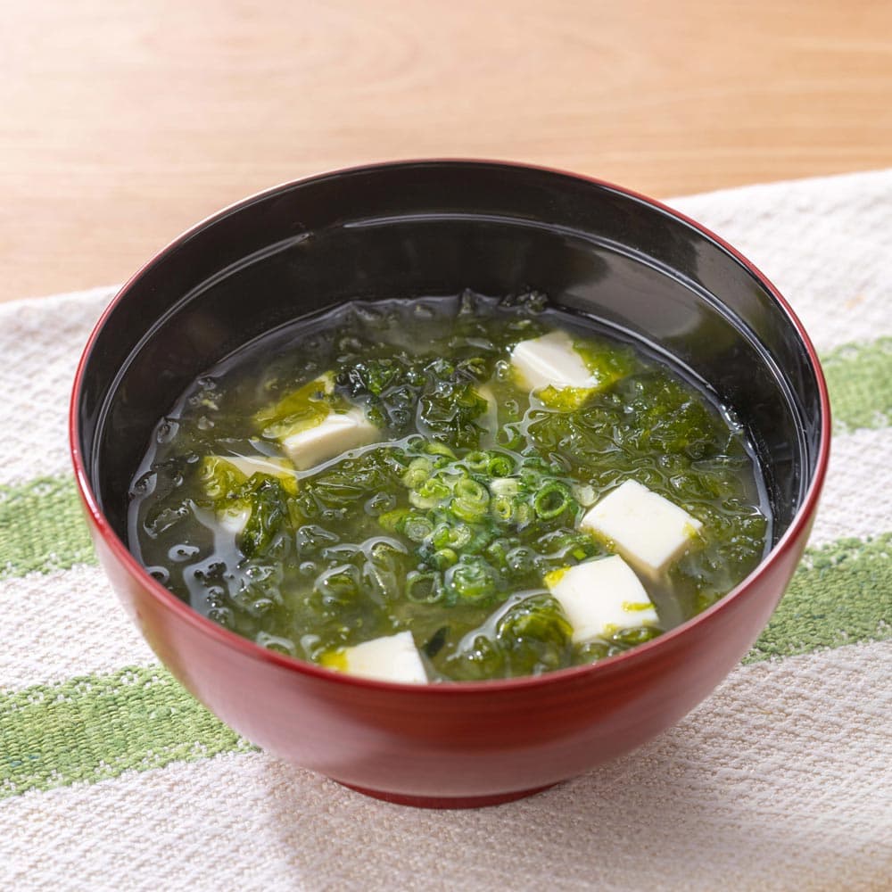 Aosa Seaweed and Tofu Miso Soup