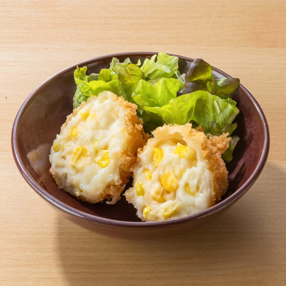 Corn Cream Croquette