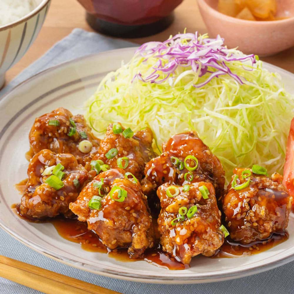 Sweet and Savory Sauce Fried Chicken