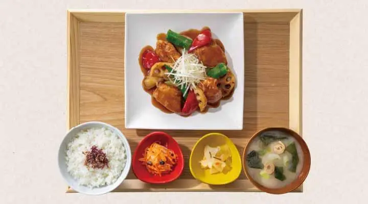 【定食単品】ごろっと野菜と鶏むね肉のバルサミコ香酢和え
