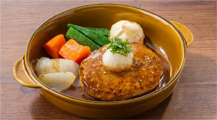 (単品)ジューシー大葉おろしハンバーグ塩麹醤油ソース