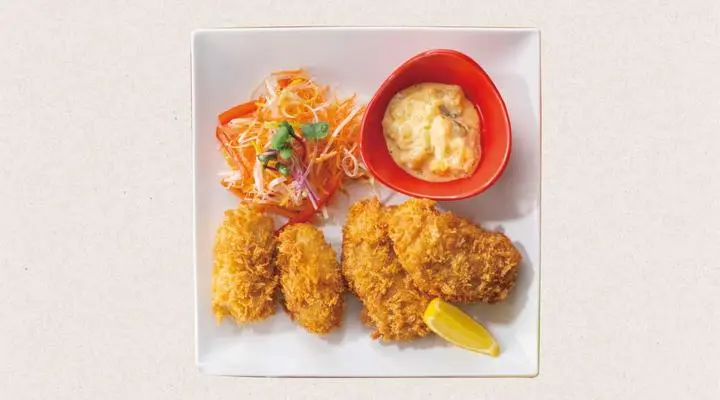 (単品)自家製やわらかひれかつと広島県産牡蠣フライ
