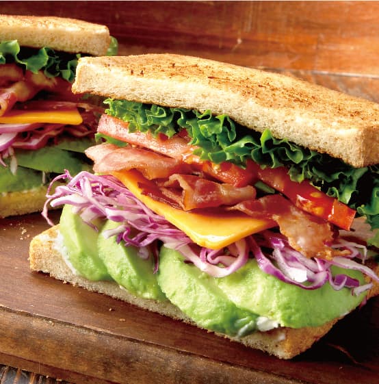 Avocado, Bacon & Cheese