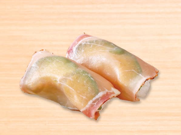 フレッシュアボカドの炙り生ハム包み